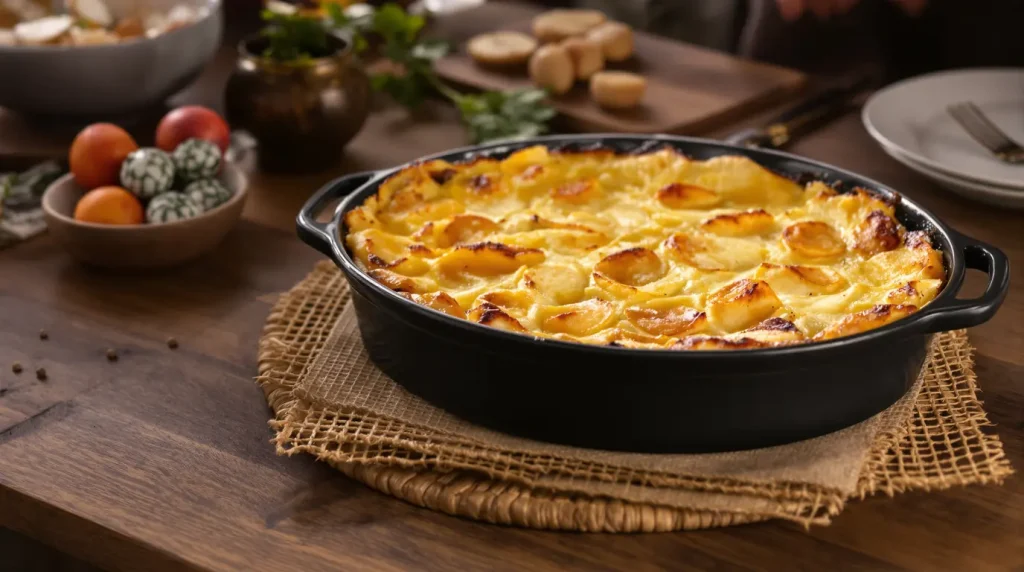 Marre des quiches ? Testez ce clafoutis pommes de terre-thon : un plat fondant, prêt en 5 minutes