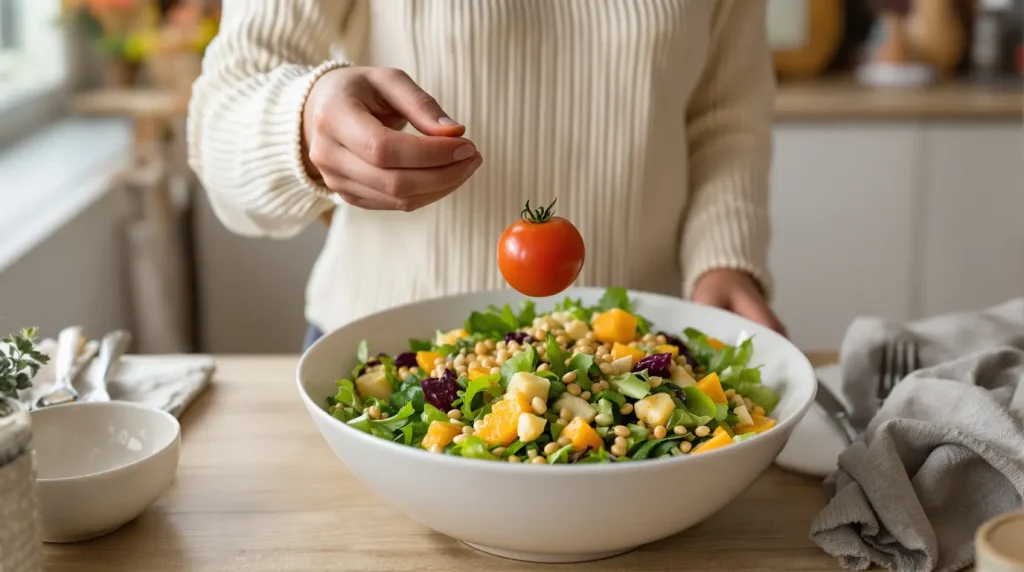 Salade du soir : ce légume rouge qu’on ajoute encore alourdit votre repas léger et la planète en ce moment